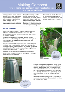 a compost heap - Devon Wildlife Trust