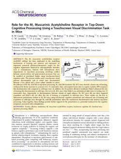 Role for the M1 Muscarinic Acetylcholine