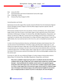 Spotsylvania County Little League, LLC