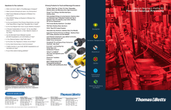Market Segment Profile for Food and Beverage Processing