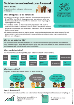 Social services national outcomes framework