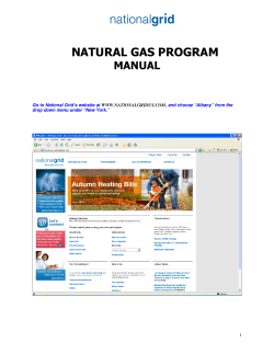 natural gas program
