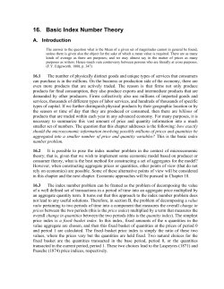 Export and Import Price Index Manual, Chapter 16 Basic index