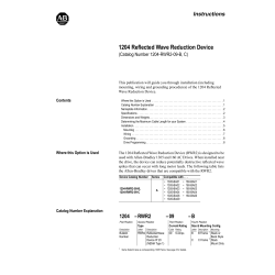 1204 Reflected Wave Reduction Device (Catalog Number 1204