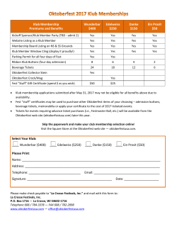 Klub Membership Premiums and Benefits Wunderbar $400