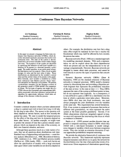 Stanford University nodelman @cs.stanford.edu Stanford