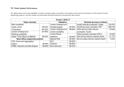 TfL Ticket System Performance