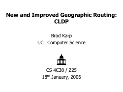CLDP - UCL Computer Science