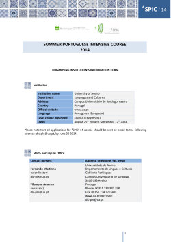 summer portuguese intensive course 2014