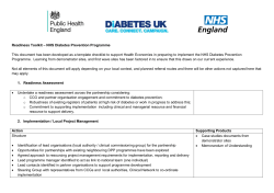 NHS DPP &ndash; Readiness Toolkit (13.05.16)
