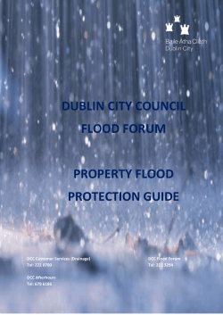 Property flood protection guide 2013