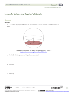 Precalculus Module 3, Topic A, Lesson 9: Teacher