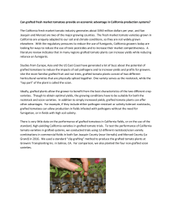 Article in growers` newsletter Field Notes (San