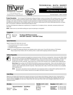 H2O Waterborne Basecoat - Pro