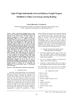 Light Weight Individually Powered Railway Freight