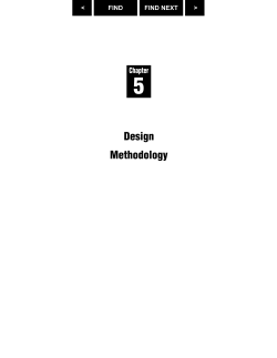 Chapter 5: Design Methodology