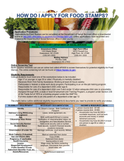 How do I apply for Food Stamps