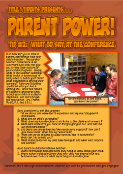 Parents, let`s set high expectations, expose our kids to greatness