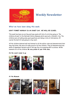 To make sure that everyone is aware we have two nominated