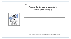 template. - Kirkland Choral Society