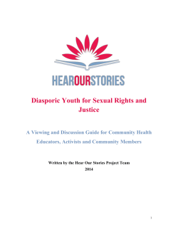 Hear Our Stories Discussion Guide