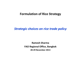 C2-Rice trade policy