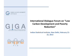 PowerPoint-Pr&auml;sentation - Potsdam Institute for Climate Impact