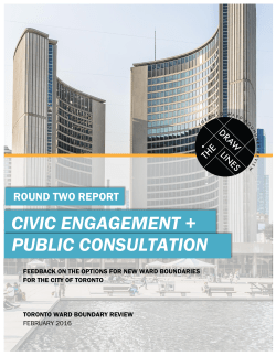 civic engagement + public consultation