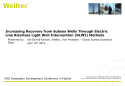 Increasing Recovery from Subsea Wells Through Electric