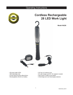 Cordless Rechargeable 28 LED Work Light