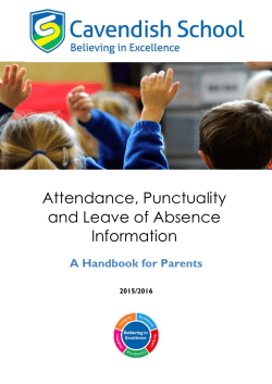 Attendance, Punctuality and Leave of Absence