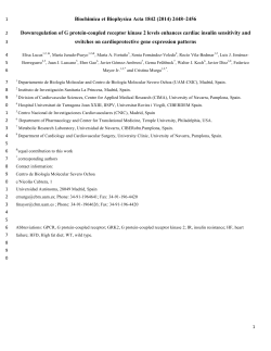 Biochimica et Biophysica Acta 1842 (2014) 2448–2456