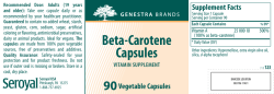 Beta-Carotene Capsules