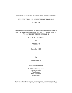 cognitive mechanisms at play: the role of