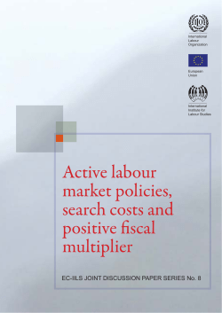 Active labour market policies, search costs and positive fiscal