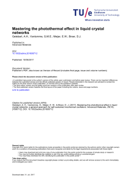 Mastering the photothermal effect in liquid crystal networks