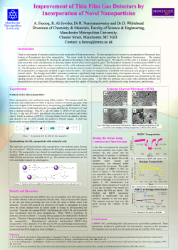 Poster  - Faculty of Science and Engineering
