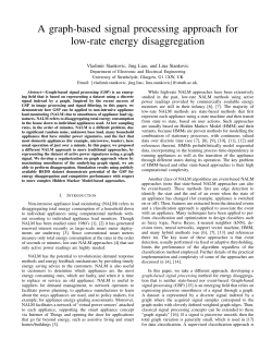 A graph-based signal processing approach for low