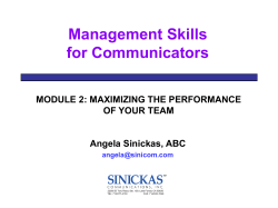 CLE Team Performance - The Communications Leadership Exchange