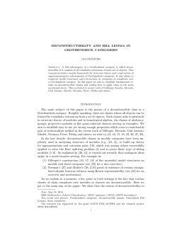 DECONSTRUCTIBILITY AND HILL LEMMA IN GROTHENDIECK