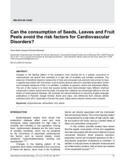 Can the consumption of Seeds, Leaves and Fruit Peels avoid the