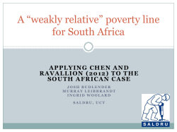 Income Inequality and Relative Poverty Lines