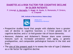 Slide set - Mediterranean Group for the Study of Diabetes