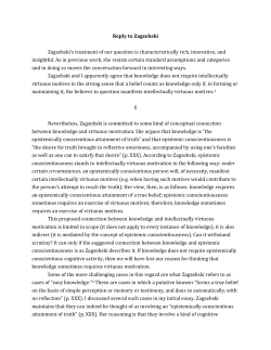 Must Knowledge Be Virtuously Motivated?