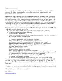 Your Inner Fish - Loch Raven High School