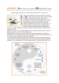 movement - Tai Chi In The Park