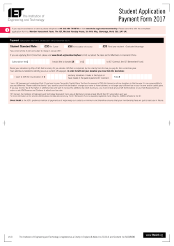 Student Application Payment Form 2017