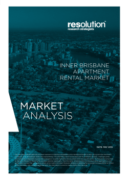Inner Brisbane Apartment Rental Market-Market Analysis