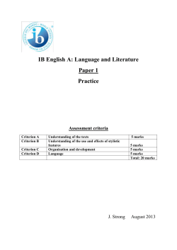 Practice paper 1 Graffiti