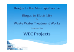 Biogas to Electricity on Water Treatment Works